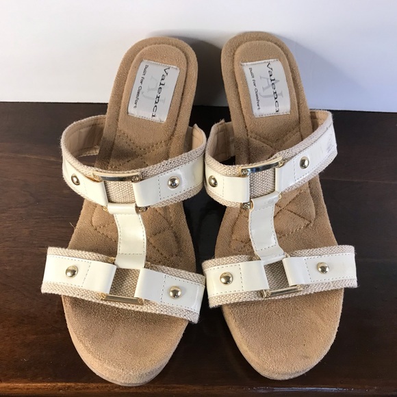 AJ Valenci Black Wedge Sandals - Picture 7 of 9